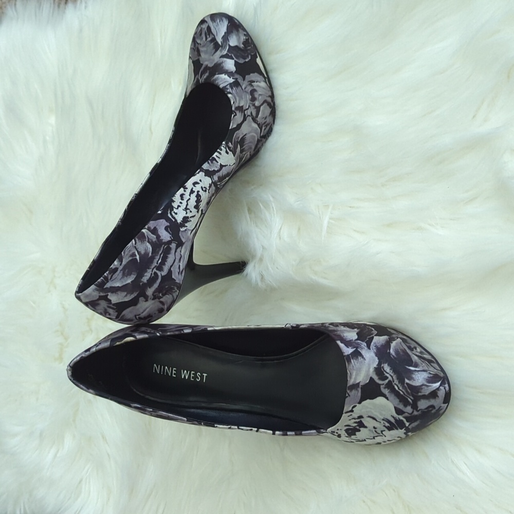 Nine West Floral Heels